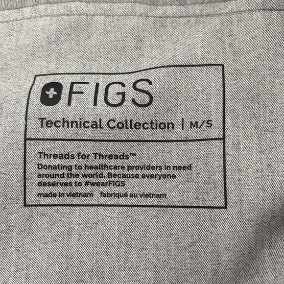 Figs Men’s Tansen Jogger Scrub Pants Grey Size M/S Medium Short - Picture 10 of 15